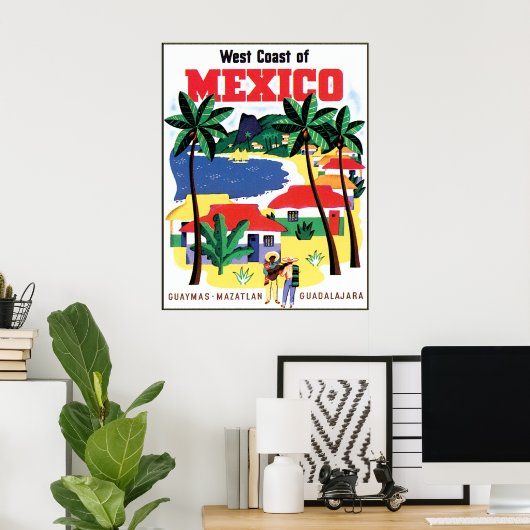 Mexico Travel Poster (Thuiskantoor)