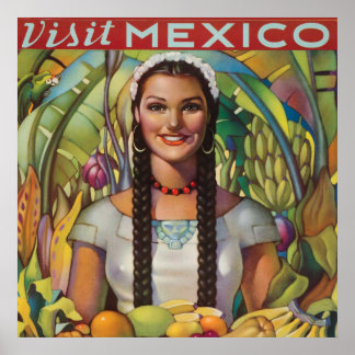  Mexico Travel Poster