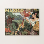 Mexico Travel Poster Legpuzzel (Horizontaal)