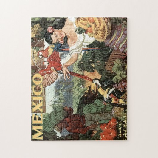  Mexico Travel Poster Legpuzzel (Verticaal)