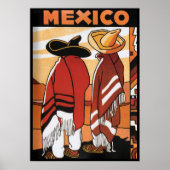 Mexico ~ Travel Poster Mexicanen Zarapes (Voorkant)