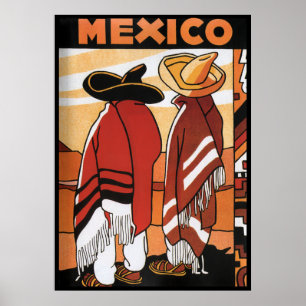 Mexico ~ Travel Poster Mexicanen Zarapes