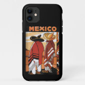 Mexico ~ Travel Poster Mexicanen Zarapes Case-Mate iPhone Case (Achterkant)