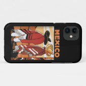 Mexico ~ Travel Poster Mexicanen Zarapes Case-Mate iPhone Case (Achterkant (horizontaal))