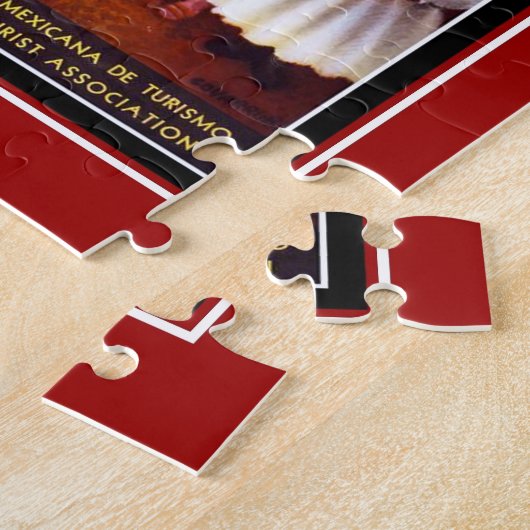Mexico Travel Poster puzzel puzzel Legpuzzel (Zijkant)