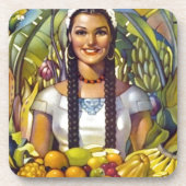  Mexico Travel Tourism Advertisation Bier Onderzetter (Voorkant)