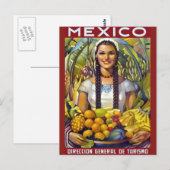  Mexico Travel Tourism Advertisation Briefkaart (Voorkant / Achterkant)