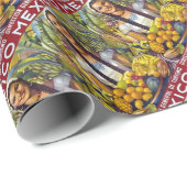  Mexico Travel Tourism Advertisation Cadeaupapier (Rol Hoek)