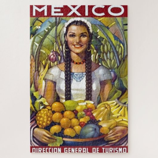 Mexico Travel Tourism Advertisation Legpuzzel (Verticaal)
