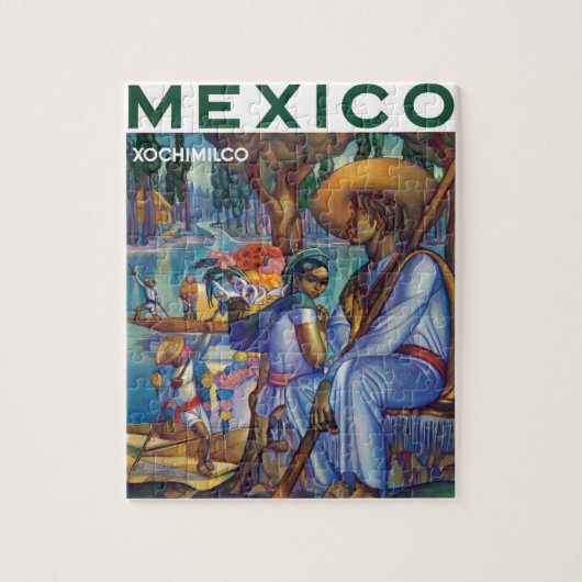  Mexico Travel Tourism Advertisation Legpuzzel (Verticaal)