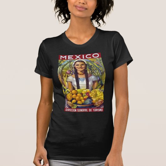  Mexico Travel Tourism Advertisation T-shirt (Voorkant)