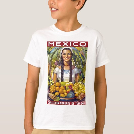  Mexico Travel Tourism Advertisation T-shirt (Voorkant)