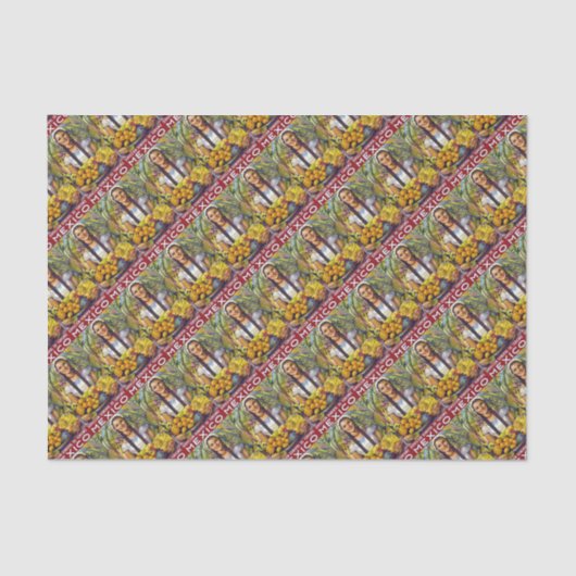  Mexico Travel Tourism Advertisation Tissuepapier (Voorkant)