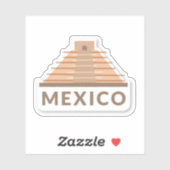 Mexico Travel Vinyl Sticker (Vel)