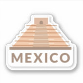 Mexico Travel Vinyl Sticker (Voorkant)
