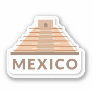 Mexico Travel Vinyl Sticker