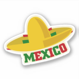 Mexico Travel Vinyl Sticker