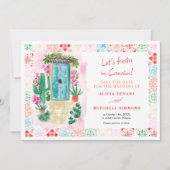 Mexico Tropische waterverf bestemming bruiloft Save The Date (Voorkant)