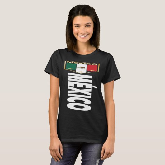  Mexico Trots Mexicaans Fútbol T-shirt (Voorkant volledig)