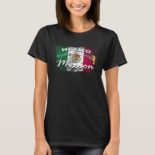 Mexico Tuxtla Gutierrez Mormon LDS Mission Mission T-shirt (Voorkant)