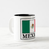Mexico Tweekleurige Koffiemok (Voorkant links)