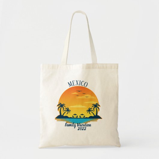 Mexico Vacation 2021 Travel Trip Group Matching Tote Bag (Voorkant)