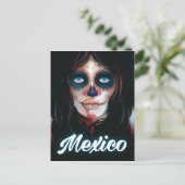 Mexico Vakantieposter Dag van de Doden Briefkaart (Staand voorkant)