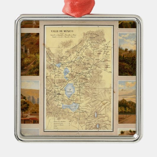 Mexico Valley Metalen Ornament (Voorkant)