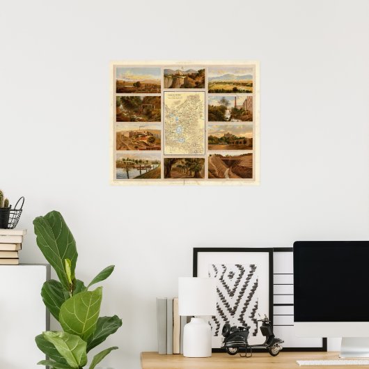 Mexico Valley Poster (Thuiskantoor)