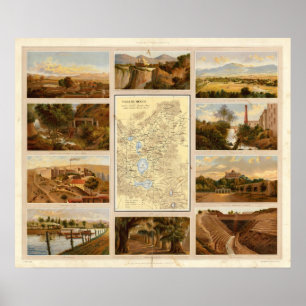 Mexico Valley Poster