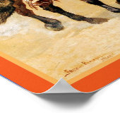 México ~ Vaquero ~ Vintage Travel Poster. Poster (Hoek)