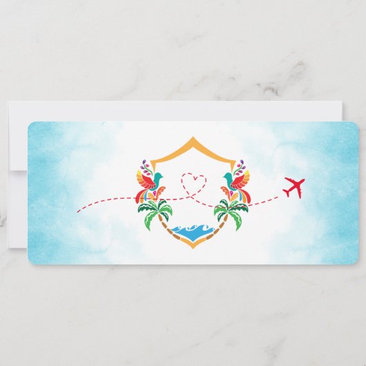 Mexico Verrassing Verjaardag Boarding Pass Ticket Kaart (Achterkant)