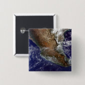 Mexico Vierkante Button 5,1 Cm (Voorkant /achterkant)