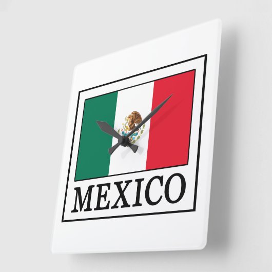 Mexico Vierkante Klok (Hoek)