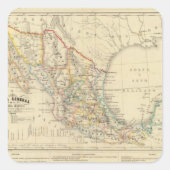 Mexico Vierkante Sticker (Voorkant)