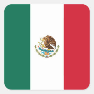 MEXICO VIERKANTE STICKER
