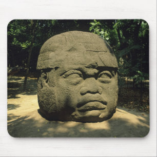 Mexico, Villahermosa, reusachtig Olmekenhoofd, La Muismat