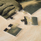 Mexico, Villahermosa, reuzenkop Olmec, La Venta Legpuzzel (Zijkant)