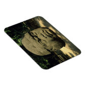 Mexico, Villahermosa, reuzenkop Olmec, La Venta Magneet (Rechterzijde)
