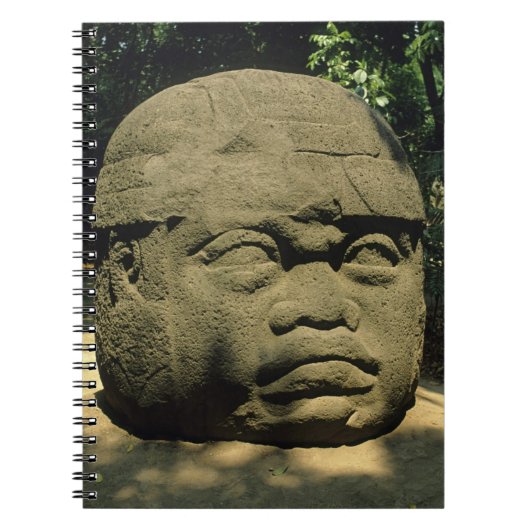 Mexico, Villahermosa, reuzenkop Olmec, La Venta Notitieboek (Voorkant)