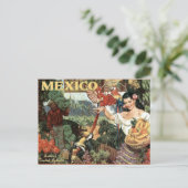 Mexico vintage-briefkaart briefkaart (Staand voorkant)