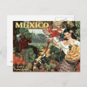 Mexico vintage-briefkaart briefkaart (Voorkant / Achterkant)