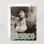 Mexico vintage-briefkaart briefkaart (Voorkant / Achterkant)