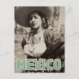 Mexico vintage-briefkaart briefkaart