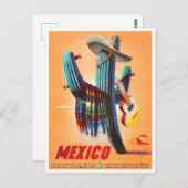 Mexico vintage-briefkaart briefkaart (Voorkant / Achterkant)