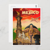 Mexico vintage-briefkaart briefkaart (Voorkant / Achterkant)