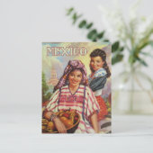 Mexico vintage-briefkaart briefkaart (Staand voorkant)