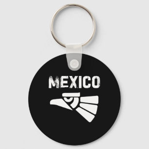 Mexico Vintage Mexicaanse Vlag Trots Hecho En Mexi Sleutelhanger