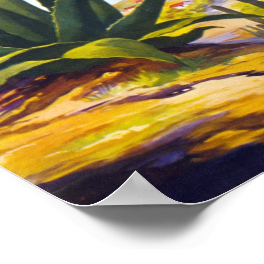 Mexico Vintage Poster hersteld (Hoek)