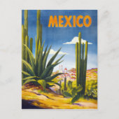 Mexico Vintage Poster hersteld Briefkaart (Voorkant)